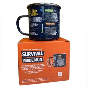 Gift Republic Survival Guide Enamel Mug